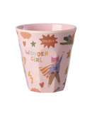 Mittelgroße Kinderbecher - Pink - Hero Print