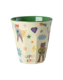 Mittelgroße Kinderbecher - Grün - Hero Print