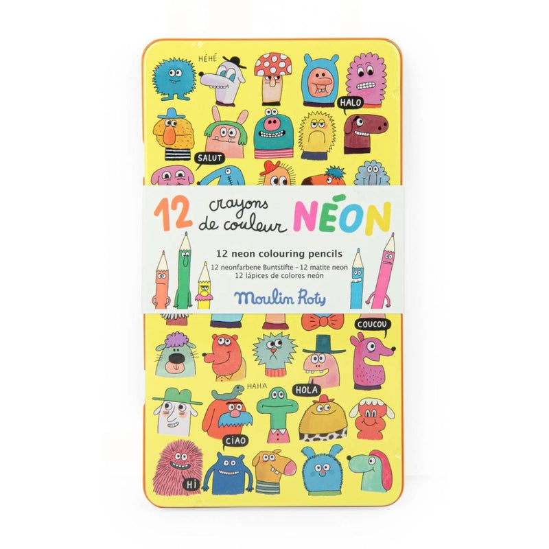 Schmouks 12 neonfarbene Buntstifte