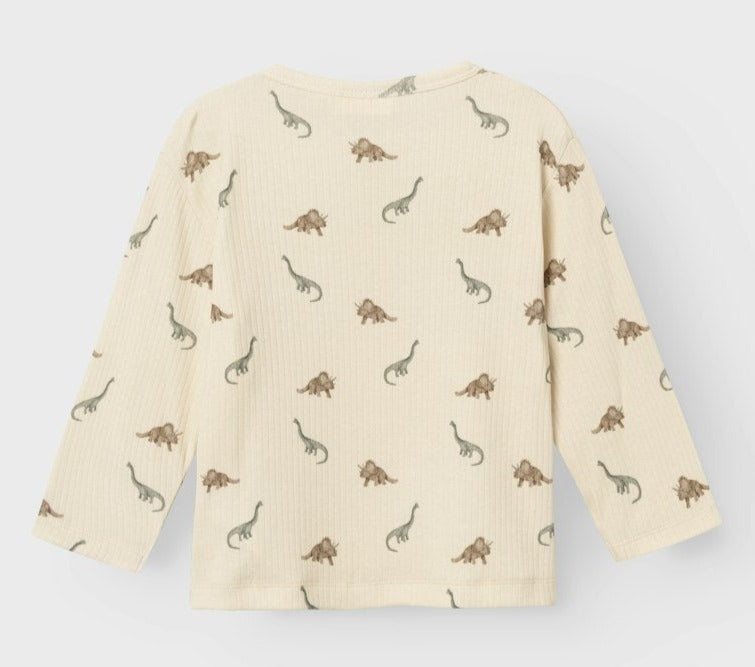 Lil´Atelier Langarmshirt Gio Birch Dinosaurier