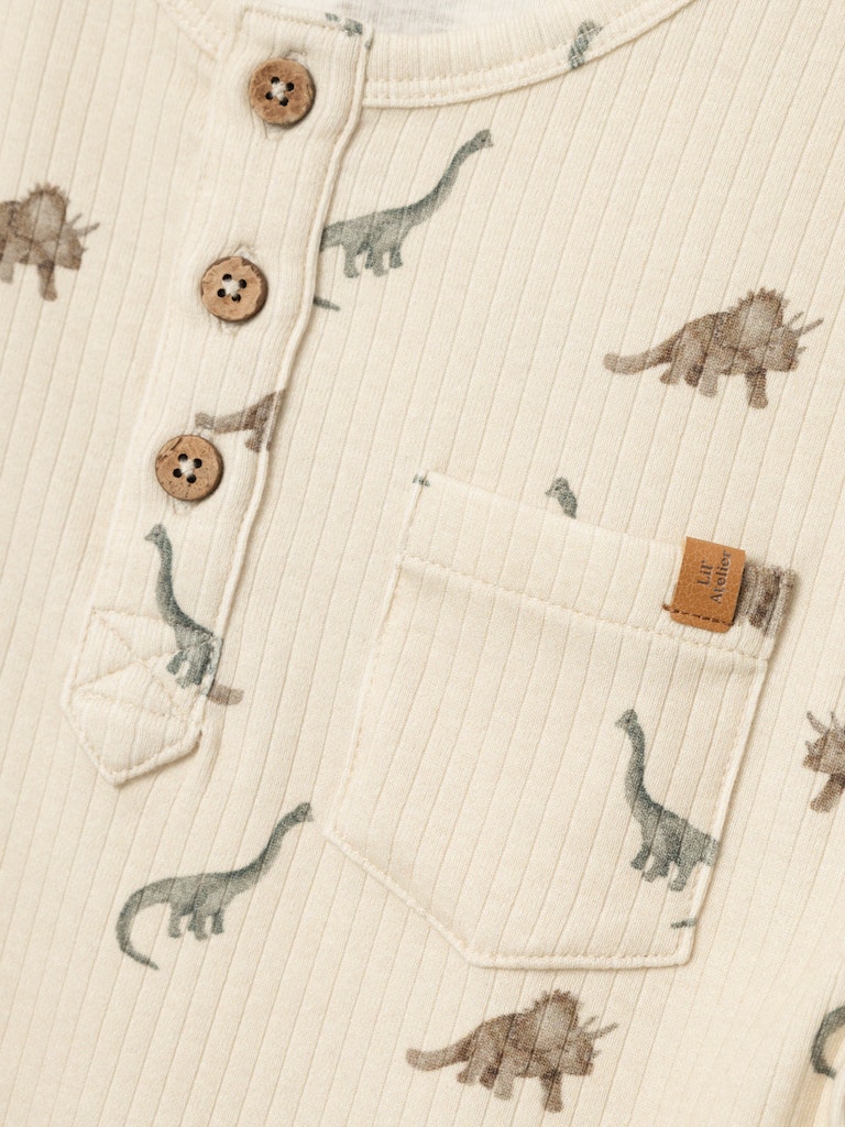 Lil´Atelier Langarmshirt Gio Birch Dinosaurier