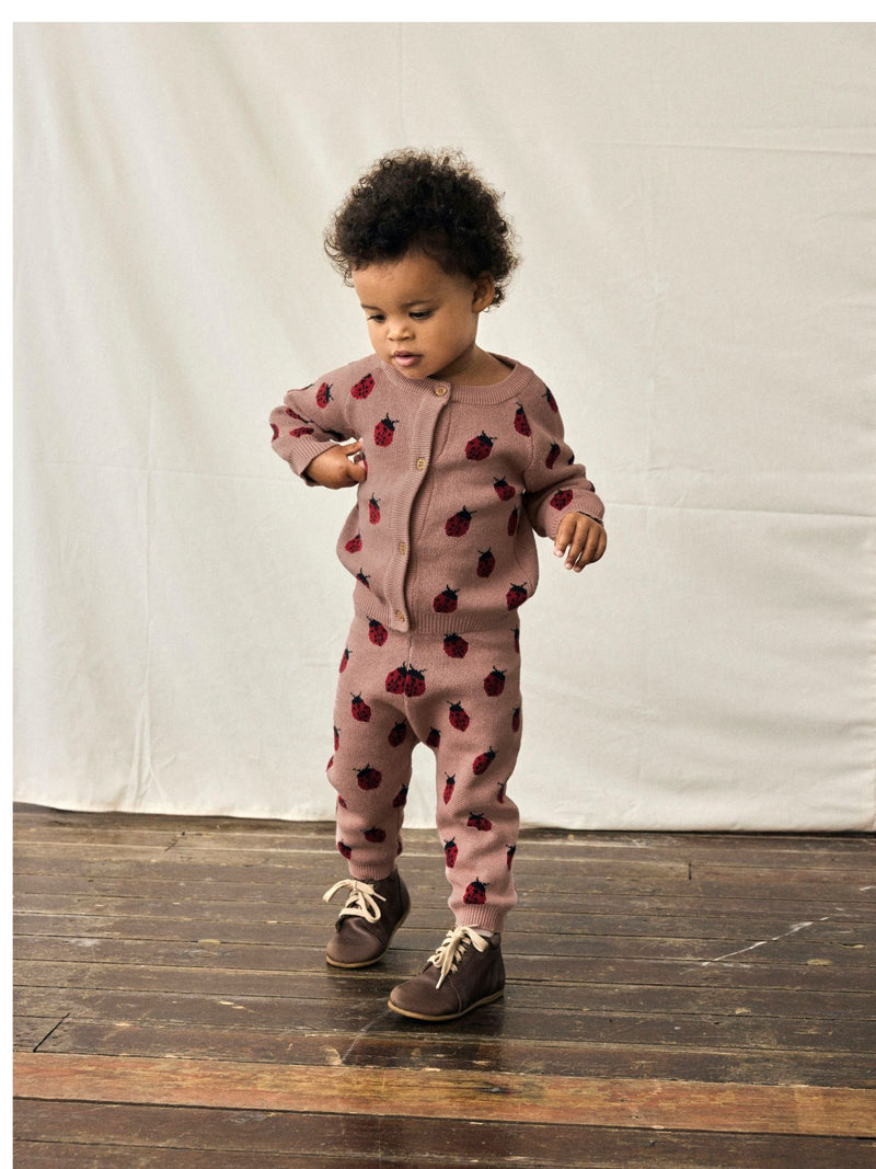 Lil' Atelier Strickjacke Lulio Misty Rose