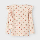 Lil' Atelier Langarmshirt Flavo Eve Silver Peony Kirschen