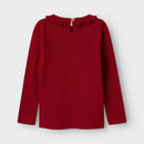 Lil' Atelier Langarmshirt Rachel Red Dahlia