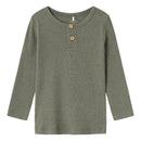Name it Langarmshirt Kab Dusty Olive