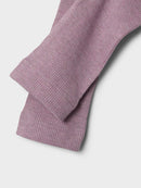 Name it Leggings Kab gerippt Elderberry