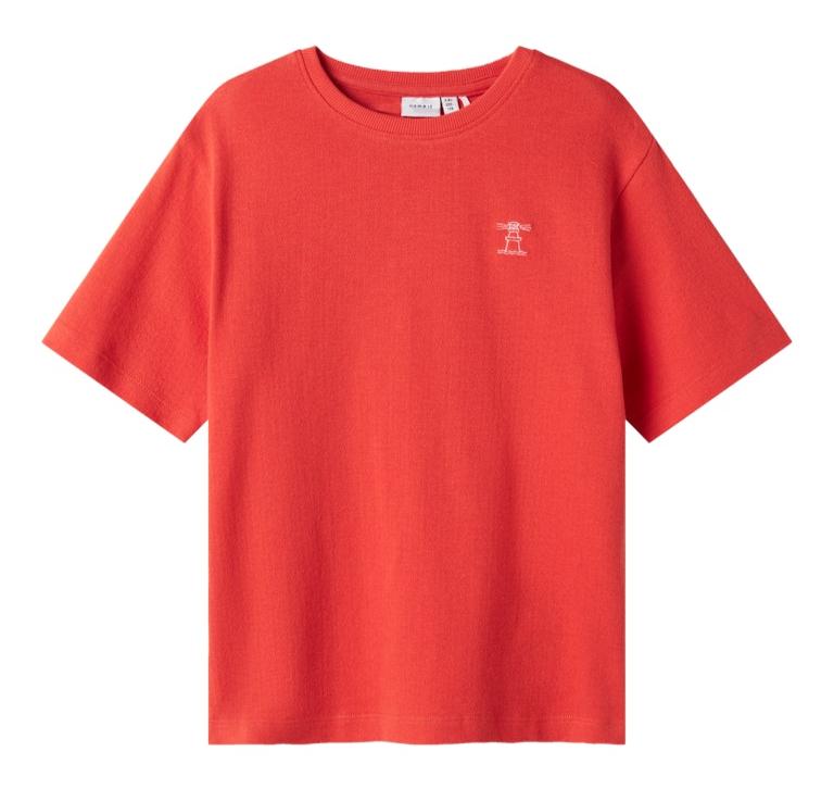 Name it T-Shirt Famt Paprika