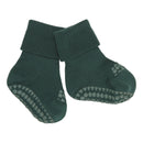 Stoppersocken Wolle Green Melange