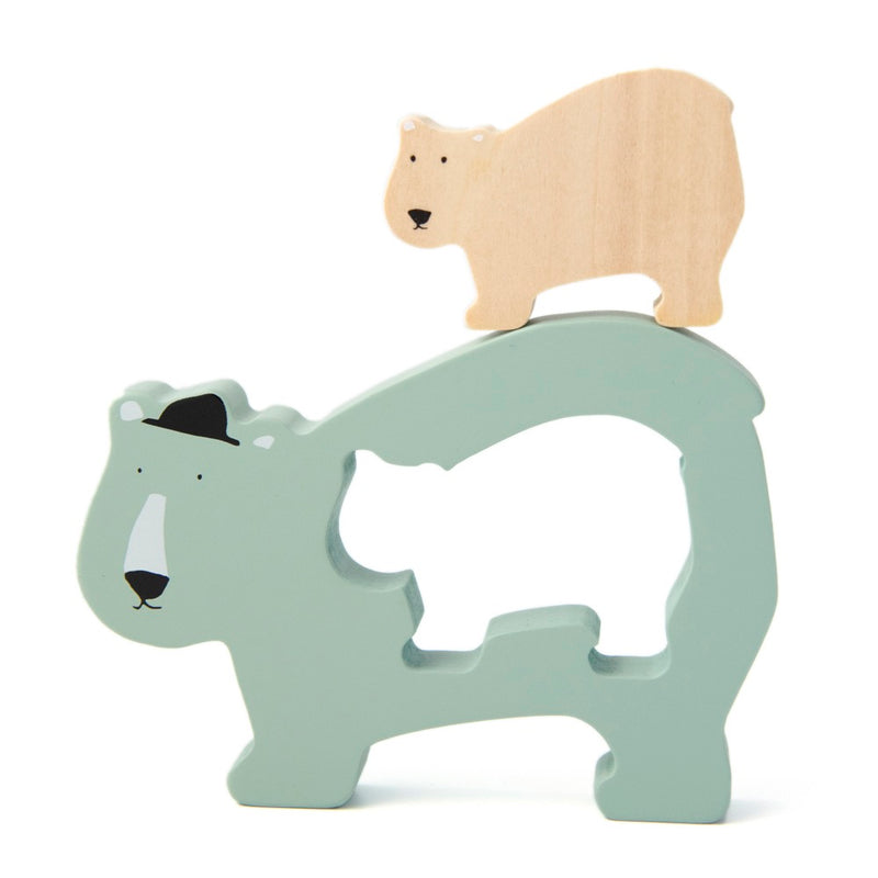 Holz Babypuzzle - Mr. Polar bear