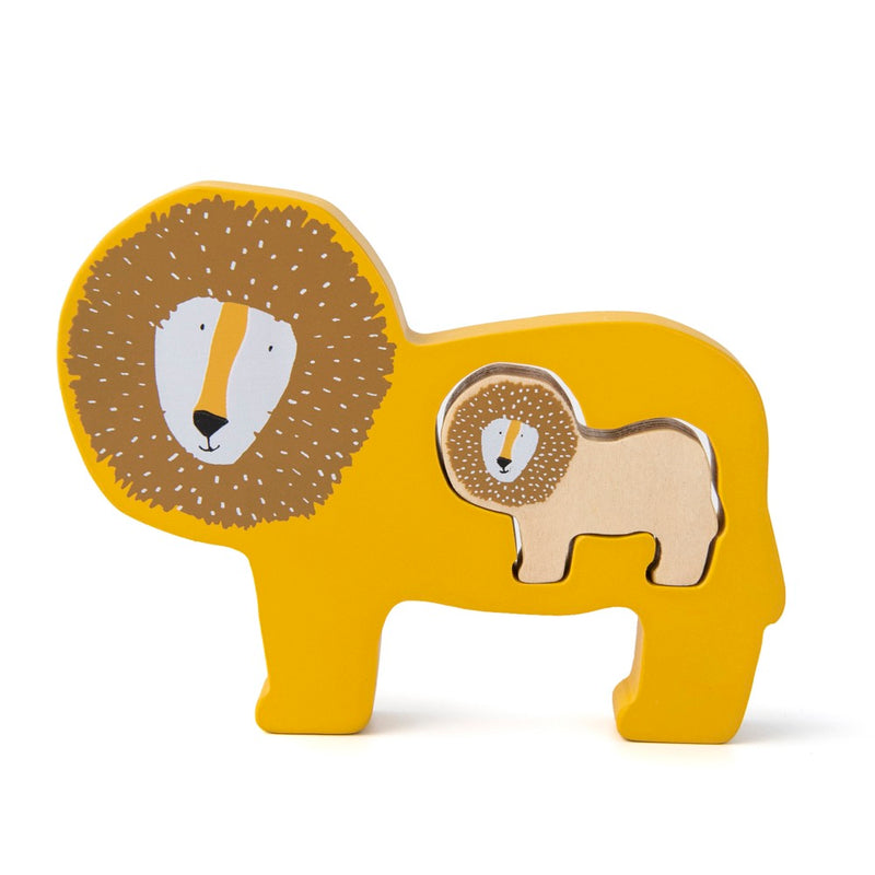 Holz Babypuzzle - Mr. Lion