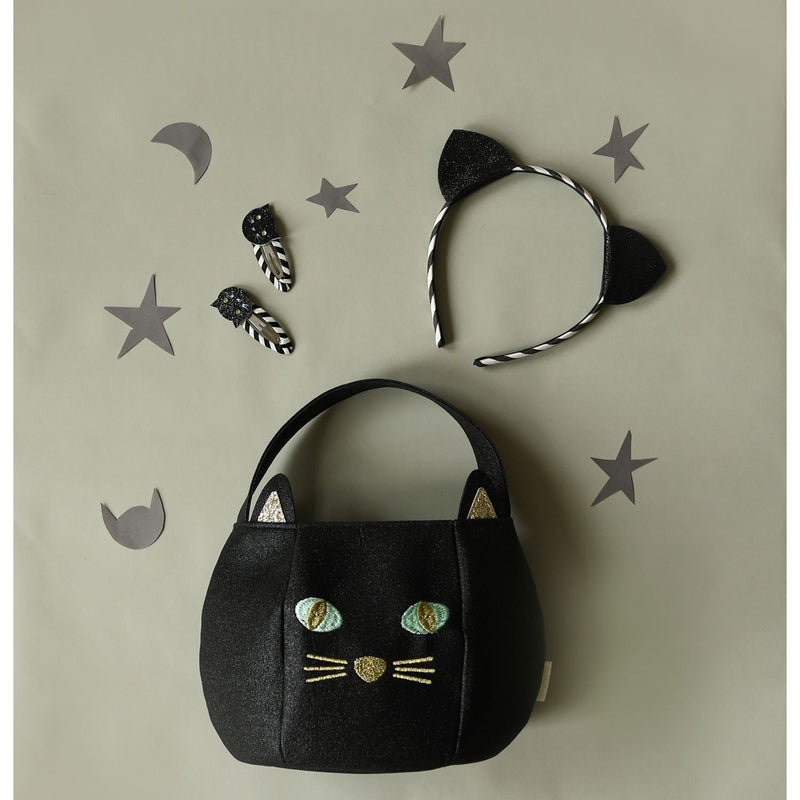 Schwarze Katze Eimertasche