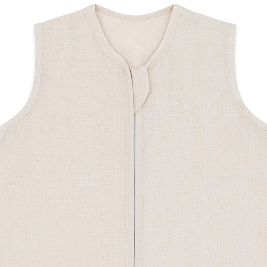 schlafsack leinen Leinen Schlafsack mit Füßen 0.5 TOG Beige