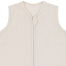 Leinen Schlafsack mit Füßen 0.5 TOG Beige