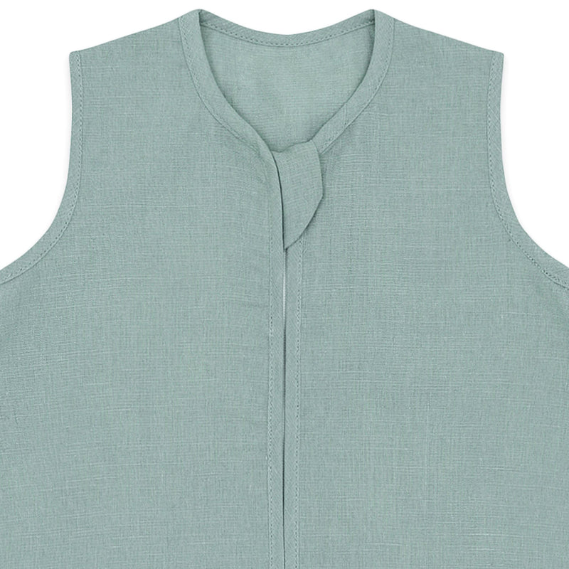 Leinen Schlafsack mit Füßen 0.5 TOG Essential Mint