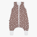 Schlafsack mit Füßen 2,5 tog Punkte Berry