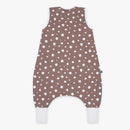 Schlafsack mit Füßen 2,5 tog Punkte Berry