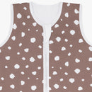 Schlafsack mit Füßen 2,5 tog Punkte Berry