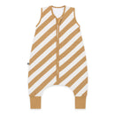 Schlafsack mit Füßen 1.0 TOG Streifen Gelb