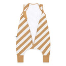 Schlafsack mit Füßen 1.0 TOG Streifen Gelb