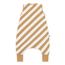 Schlafsack mit Füßen 1.0 TOG Streifen Gelb