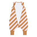 Schlafsack mit Füßen 1.0 TOG Streifen Rosa