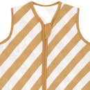 Schlafsack mit Füßen 0.5 TOG Streifen Gelb