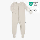 Schlafanzug mit Bündchen/Füßen - Essential Beige Schlafanzug Emma & Noah