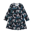 Walkiddy Kleid Jersey White Tigers