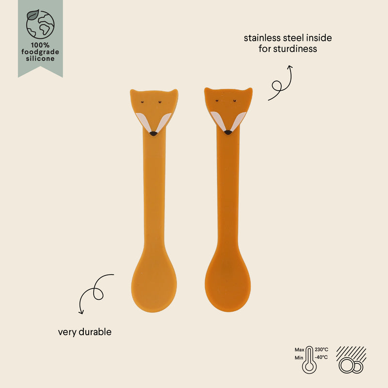 Silikon Löffel 2-er Set mr. fox
