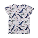 Walikddy T-Shirt Whales & Sea Turtles