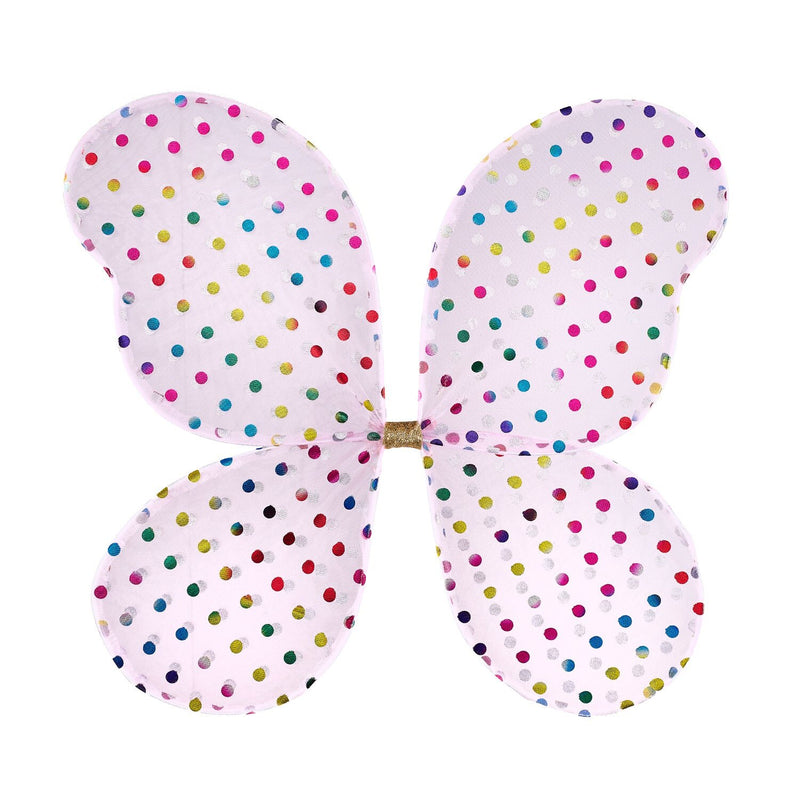 Regenbogenfarbene Feenflügel