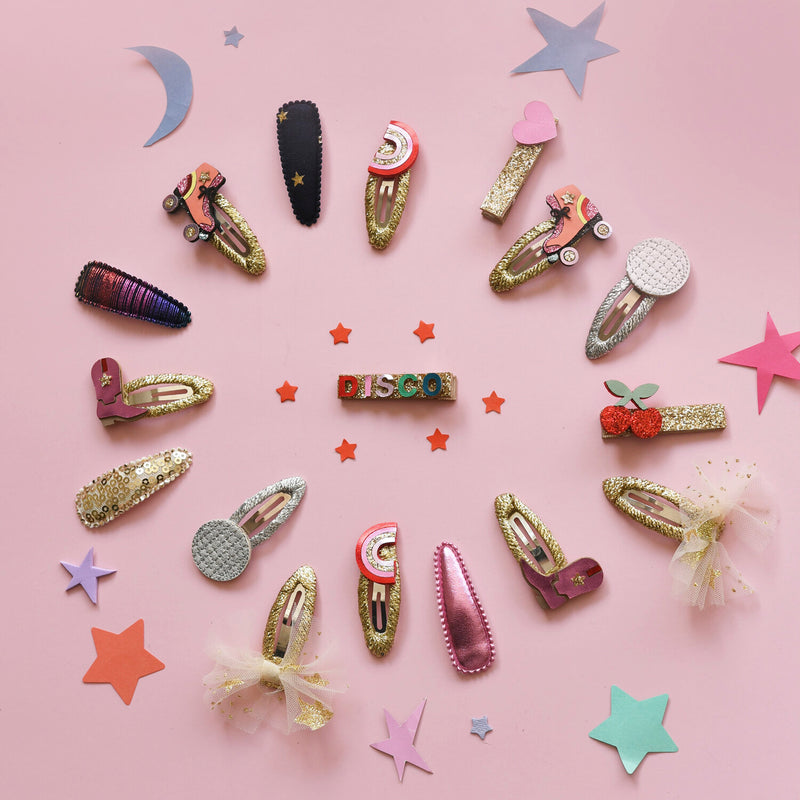 Disco Fieber Stoff-Clip-Set