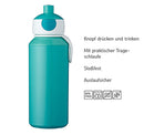 Trinkflasche Pop-up Campus 400 ml - Frozen Flasche Mepal