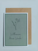 Glückwunschkarte Geburt "Willkommen, kleines Wunder" A6