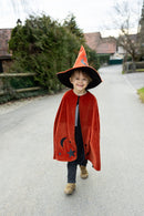 Autumn Embers Wizard Cape with Hat