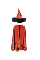 Autumn Embers Wizard Cape with Hat