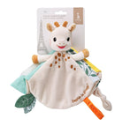 Schmusetuch Sophie mit Schnullerband / Giraffe Kuscheltuch Vulli