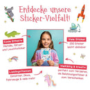 Leucht-Sticker: Einhörner