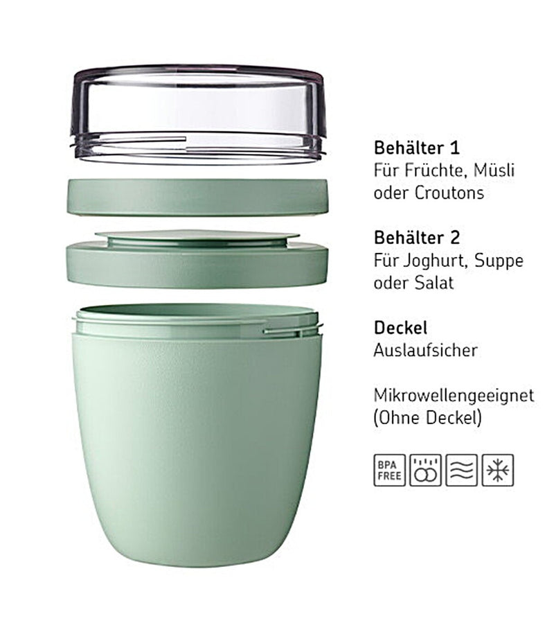 Lunchpot Ellipse Nordic Black