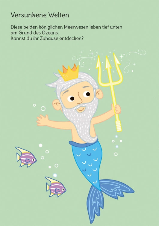 Ausmalbilder für Kita-Kinder: Mein erstes großes Zauber-Malbuch: Unter Wasser