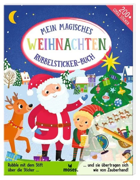 Mein Magisches Weihnachten Rubbelsticker-Buch