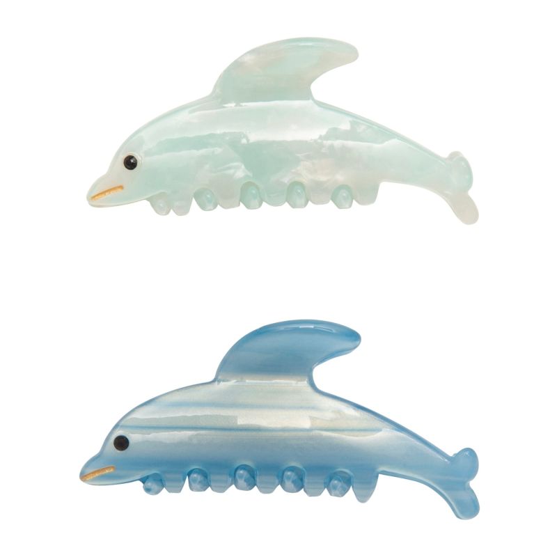 Haarklammer Delfin