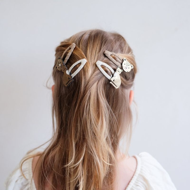 Haarspangen Larry leopard