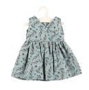 Puppenkleid Miniland 38cm Summer Garden dusty blue