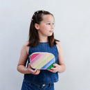 Umhängetasche Streifen Dazzle Regenbogen