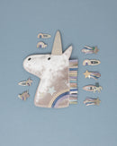 Mini-Haarspangen Celeste Unicorn