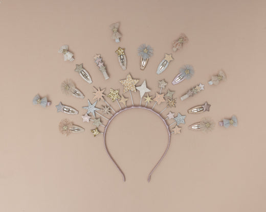 Mini-Haarspangen Celeste Unicorn