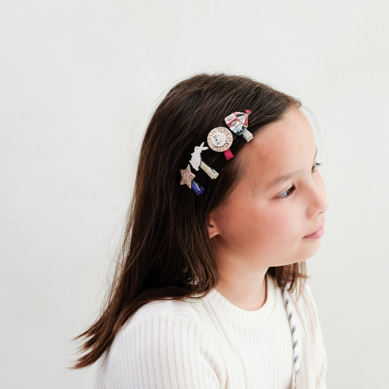 Mini-Haarspangen Zirkus