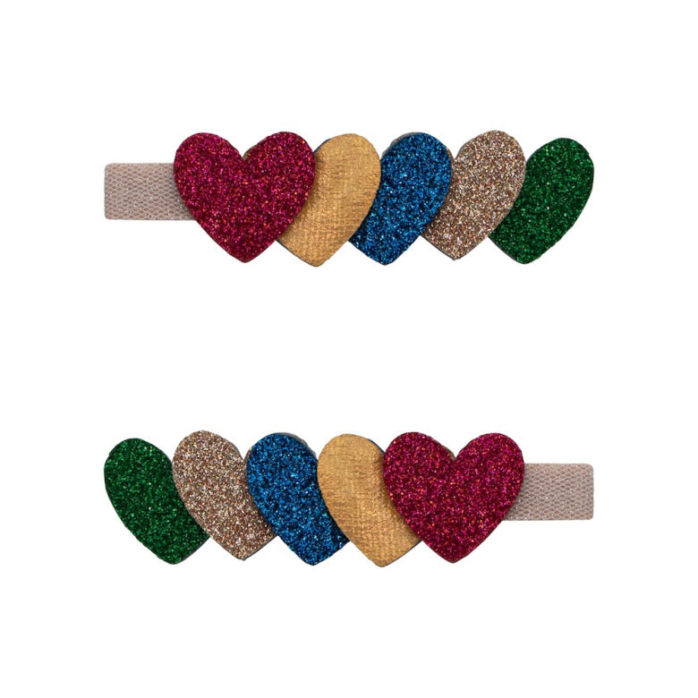 Haarspangen Jazzy Layered Heart