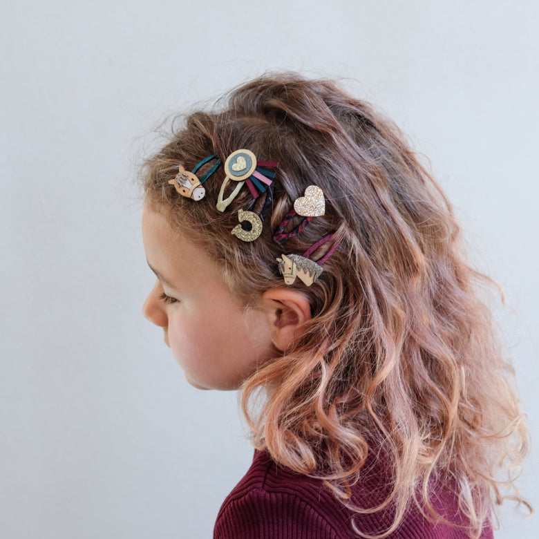 Mini-Haarspangen Pony Freunde